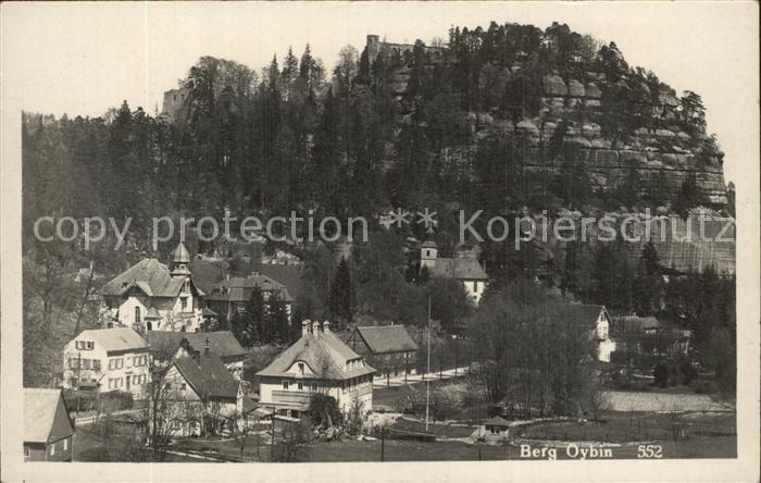 Oybin Sachsen Berg Ortsansicht