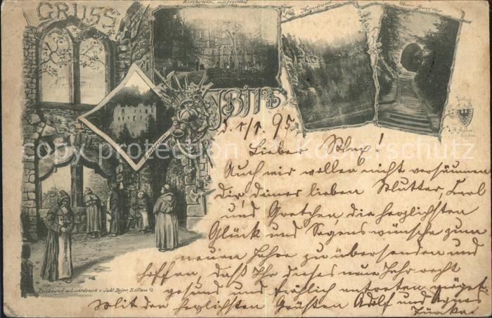 Oybin Sachsen Kirchruine Friedhof