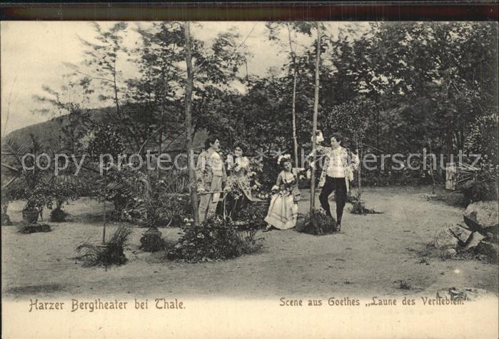 Thale Harz Harzer Bergtheater Szene Goethes Laune des Verliebten