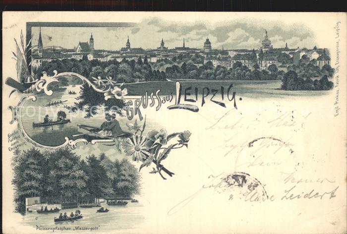 LEIPZIG Sachsen Pleissenpfahlbau Wassergott