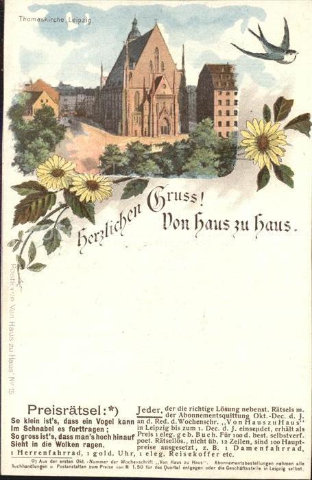 LEIPZIG Sachsen Thomaskirche