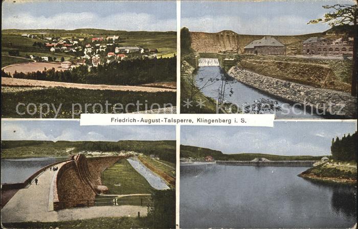 Talsperre Staudamm Friedrich-August Klingenberg Sachsen