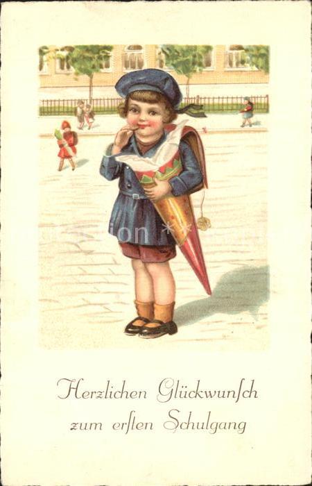 Schule School Ecole Escuela Scuola-- Einschulung Schultuete Kind