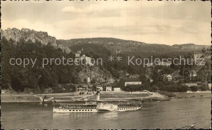 Dampfer Seitenrad Dresden Rathen