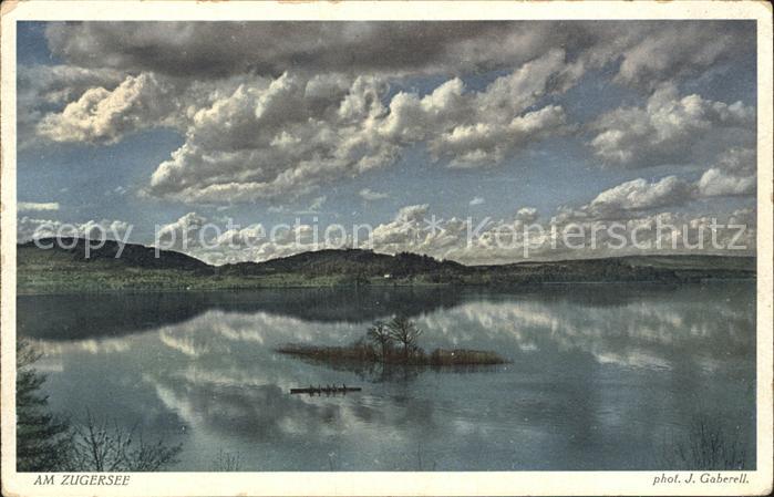 Foto Gaberell J. Nr. 6412 Zugersee