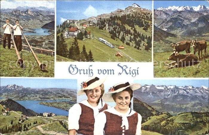 Alphorn Alphornbläser Rigi-Staffel Kulm