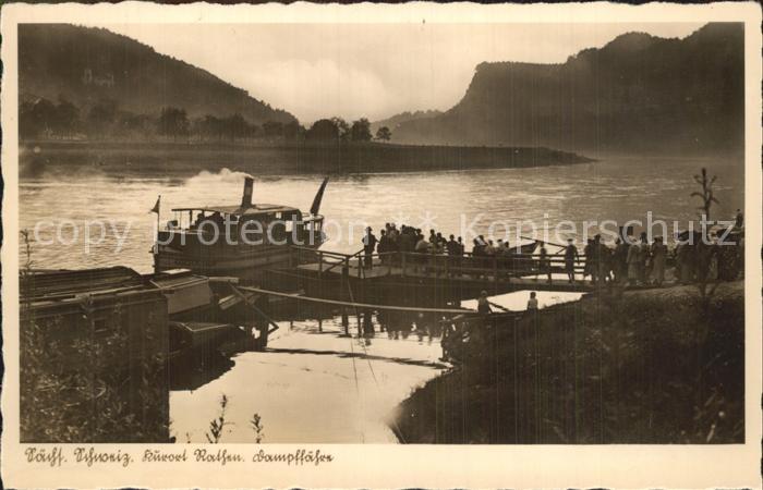 Boote Rathen Dampffaehre