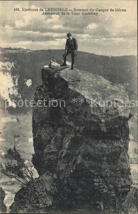 Klettern Bergsteigen Grenoble Sommet Casque de Neron Ascension Tour Godefroy