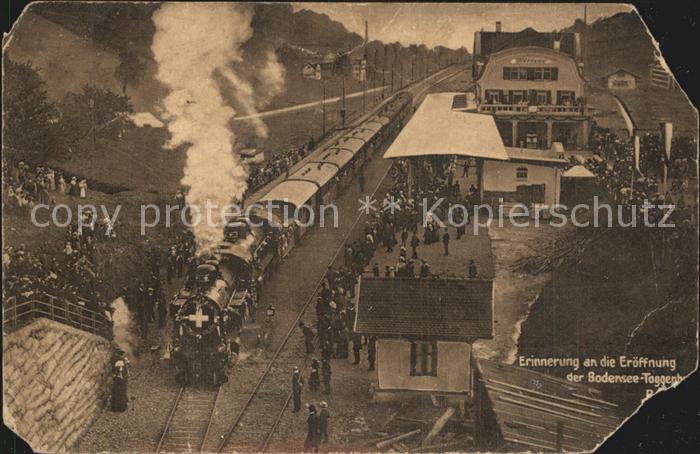 Lokomotive Eroeffnung Bodensee-Toggenburg-Bahn