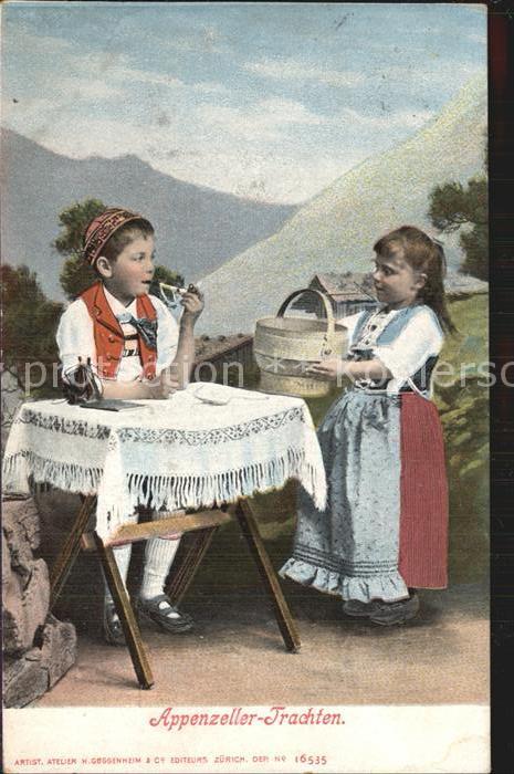 Trachten Schweiz Appenzell Kinder
