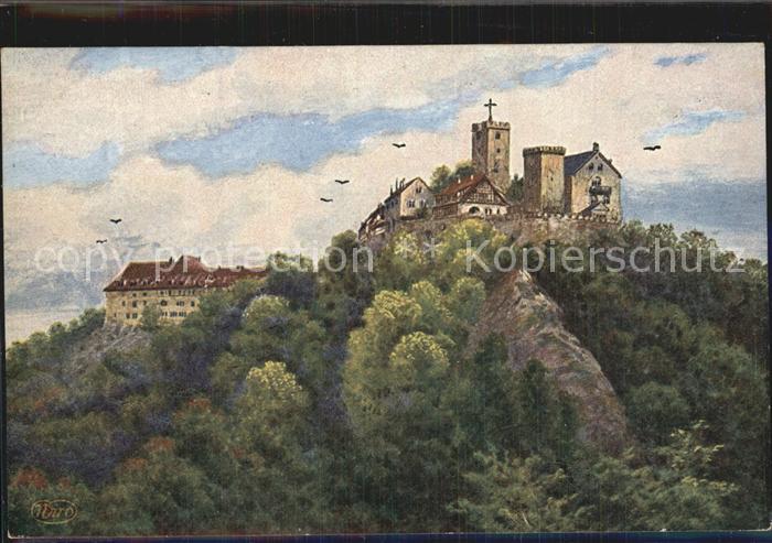Verlag WIRO Wiedemann Nr. 3502 Eisenach Wartburg von Suedwest