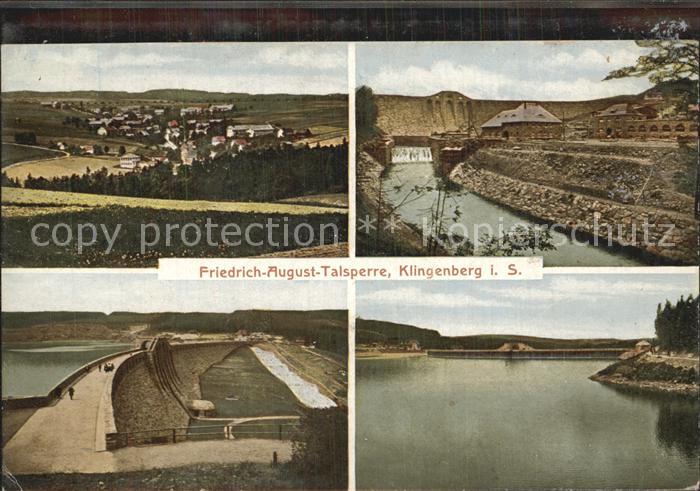Talsperre Staudamm Friedrich-August Klingenberg Sachsen