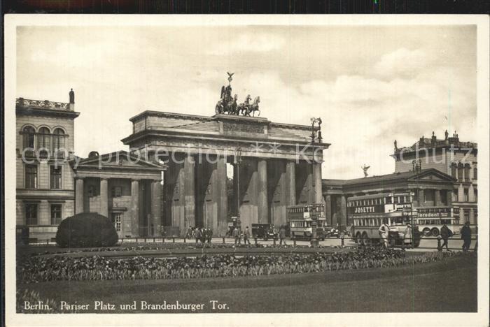 Brandenburgertor Berlin Pariser Platz