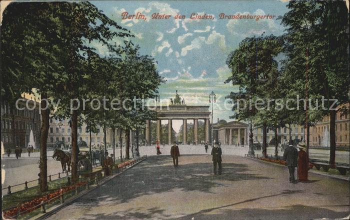 Brandenburgertor Berlin Unter den Linden