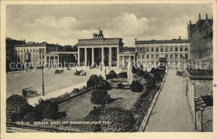 Brandenburgertor Berlin Pariser Platz