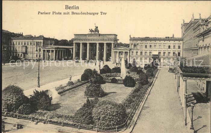 Brandenburgertor Berlin Pariser Platz
