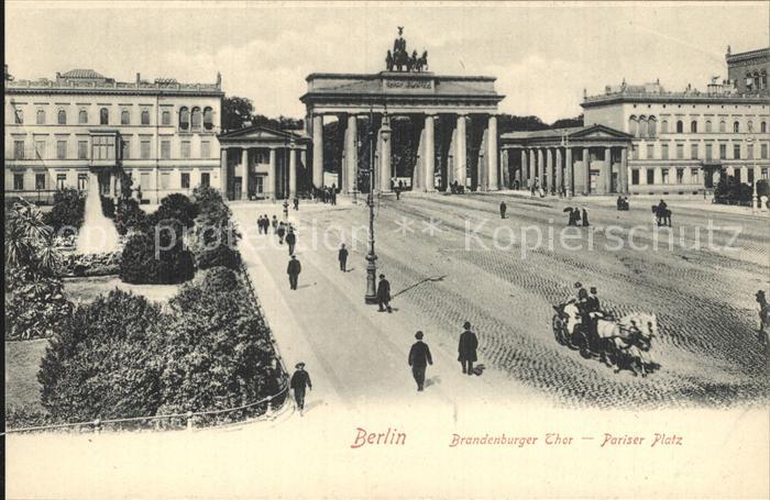 Brandenburgertor Berlin Pariser Platz