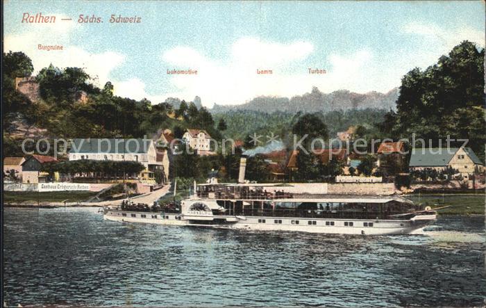 Dampfer Seitenrad Habsburg Rathen