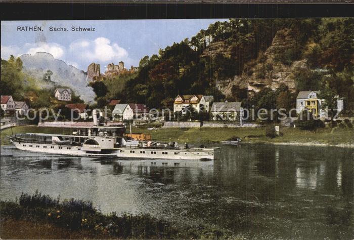 Dampfer Seitenrad Habsburg Rathen