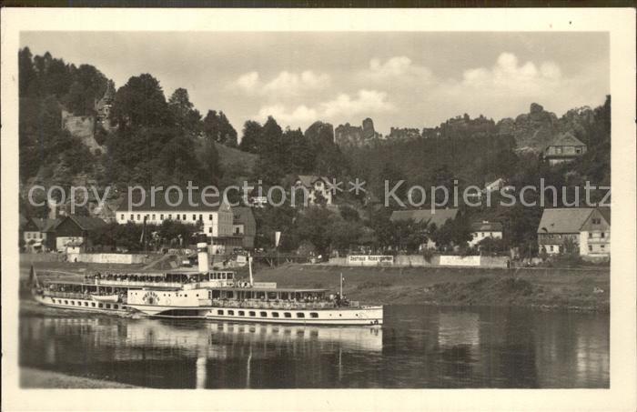 Dampfer Seitenrad Dresden Rathen