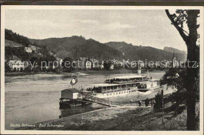 Dampfer Seitenrad Dresden Bad Schandau