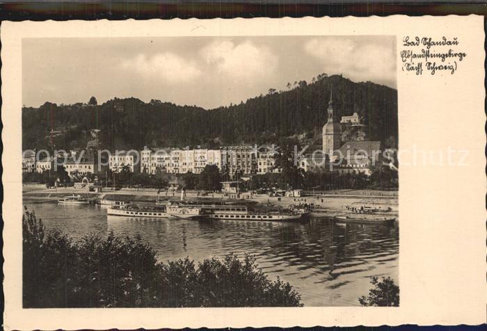 Dampfer Seitenrad Leipzig Bad Schandau Forsthaus-Hotel