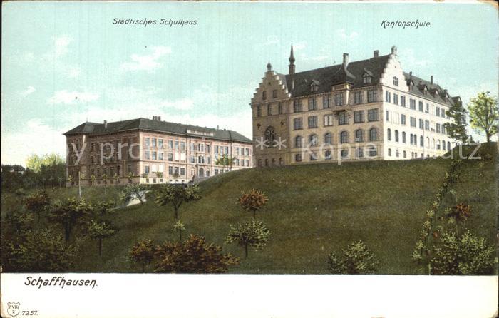 Schaffhausen SH Staedtisches Schulhaus Kantoschule