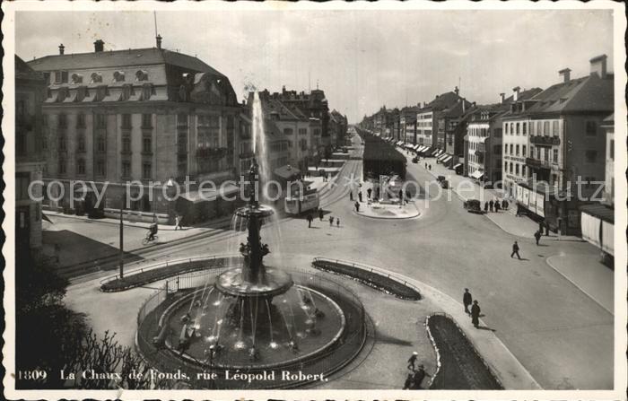 Chaux-de-Fonds La Rue Leopold Robert