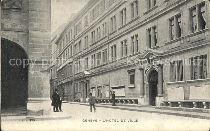 Geneve GE l Hotel de Ville
