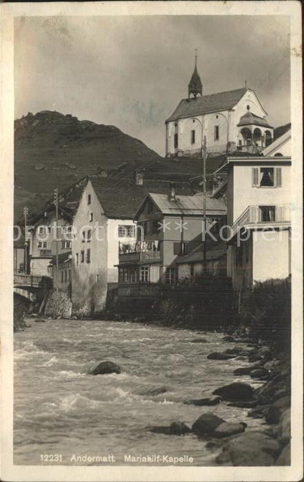 Andermatt Mariahilf Kapelle