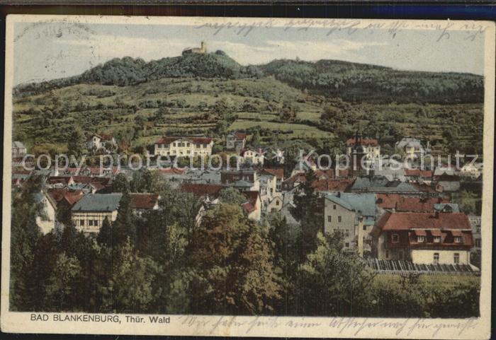 Bad Blankenburg Teilansicht mit Burg Greifenstein