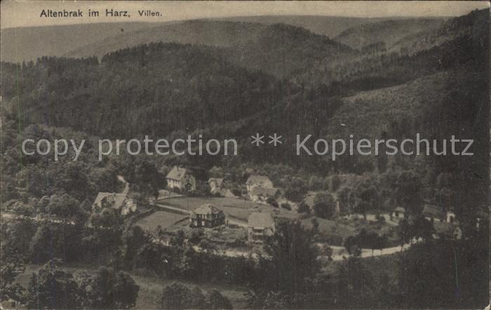 Altenbrak Harz Gesamtansicht mit Villen