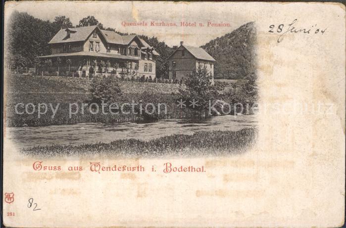 Wendefurth Quensels Kurhaus Hotel und Pension