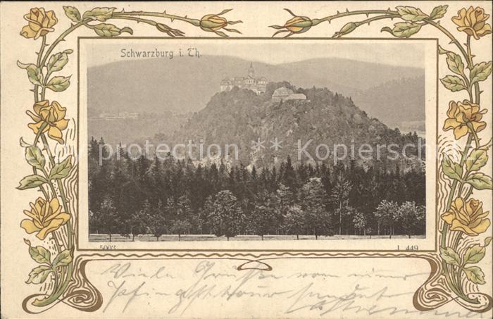 Schwarzburg Thueringer Wald Panorama
