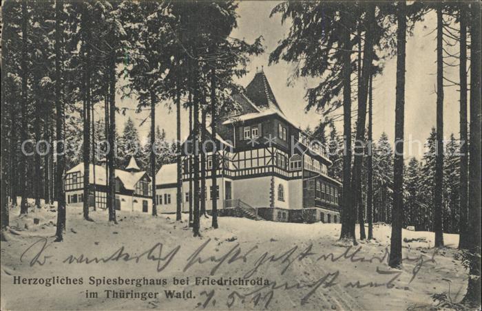 Friedrichroda Herzoegliches Spiessberghaus