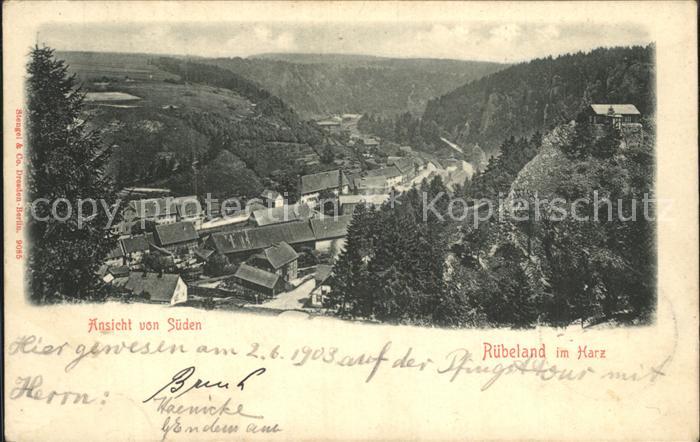 Ruebeland Harz Panorama