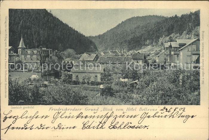 Friedrichroda Grund Panorama