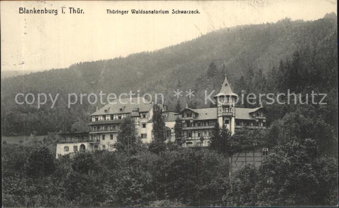 Bad Blankenburg Waldsanatorium Schwarzeck