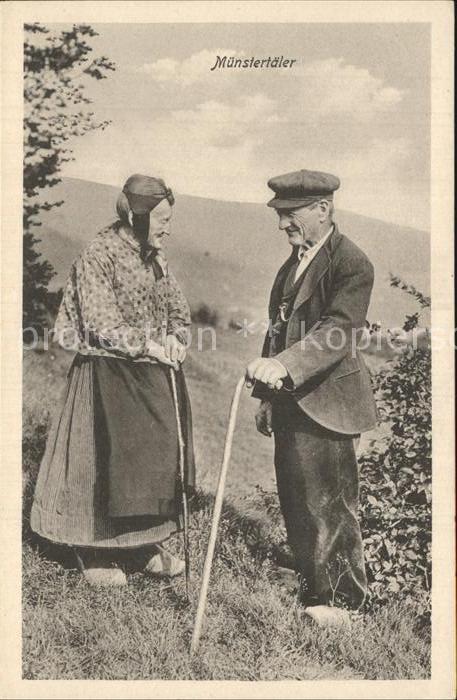 Muenster Elsass Muenstertaler Mann Frau
