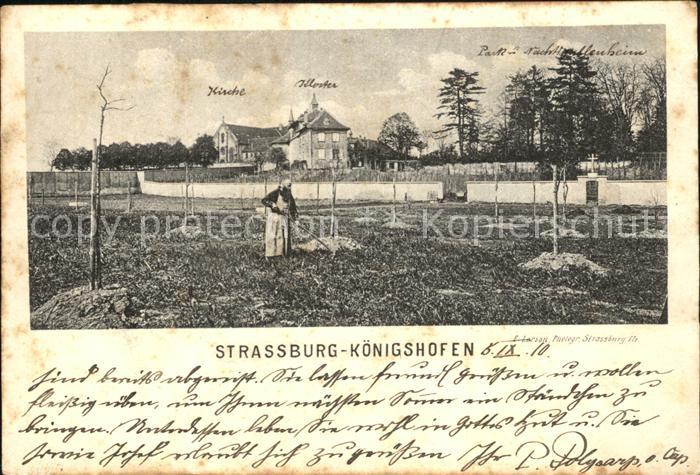 Strassburg Elsass Koenigshofen Kirche Kloster
