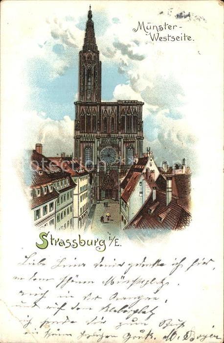Strassburg Elsass Muenster