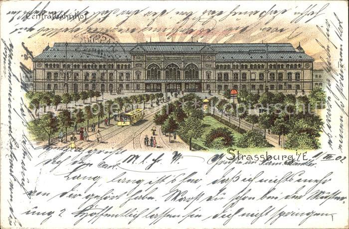 Strassburg Elsass Hauptbahnhof