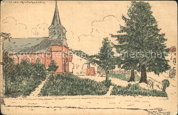 Kuenstlerkarte Kirche Montschountin