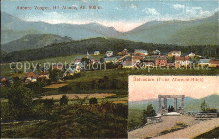 Aubure Haut Rhin Panorama Belvedere Prinz Albrecht Blick