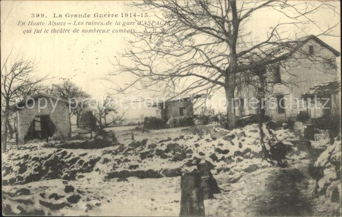 Aspach Haut-Rhin Weltkrieg 1914 1915 Ruinen