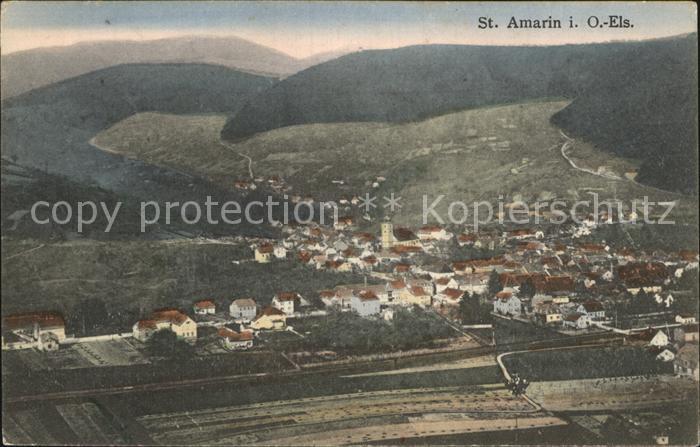 Saint-Amarin Haut Rhin Alsace Panorama