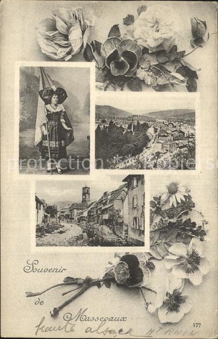 Masevaux Haut Rhin Alsace Ortsansichten Grusskarte