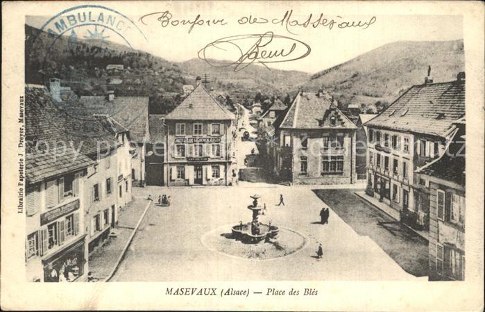 Masevaux Haut Rhin Alsace Place des Bles
