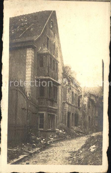 Muenster Elsass Zerstörter Ort durch Krieg