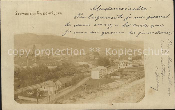 Guebwiller Elsass Stadtansicht